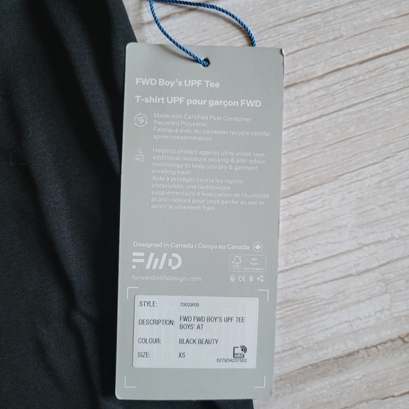 FWD UPF Core Jr -  Boys' Athletic T-Shirt - Picture 7 of 8